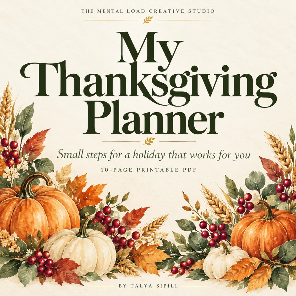 My Thanksgiving Planner cover
